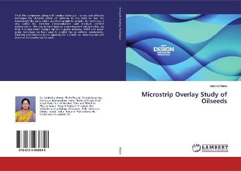 Microstrip Overlay Study of Oilseeds