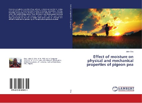 Effect of moisture on physical and mechanical properties of pigeon pea