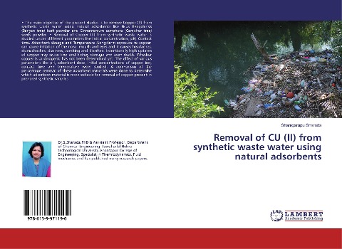 Removal of CU (II) from synthetic waste water using natural adsorbents