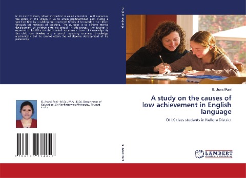 A study on the causes of low achievement in English language: Of IX class students in Nellore District