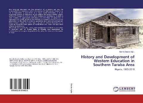 History and Development of Western Education in Southern Taraba Area: Nigeria, 1905-2018