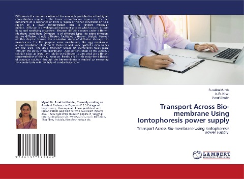 Transport Across Bio-membrane Using Iontophoresis power supply: Transport Across Bio-membrane Using Iontophoresis power supply