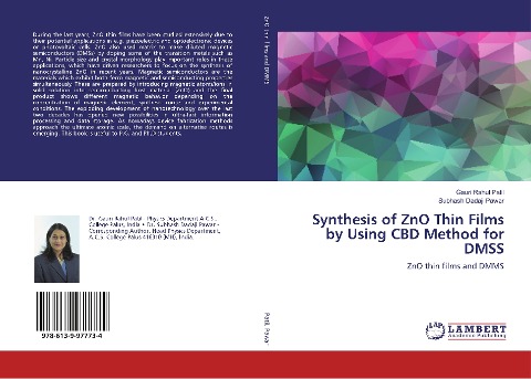Synthesis of ZnO Thin Films by Using CBD Method for DMSS: ZnO thin films and DMMS