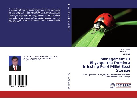 Management Of Rhyzopertha Dominca Infesting Pearl Millet Seed Storage: Management Of Rhyzopertha Dominca Infesting Pearl Millet Seed Storage