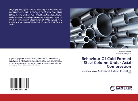 Behaviour Of Cold Formed Steel Column Under Axial Compression: Investigation of Distorsional Buckling Strength of CFS