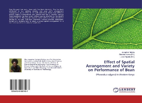 Effect of Spatial Arrangement and Variety on Performance of Bean: (Phaseolus vulgaris) In Western Kenya