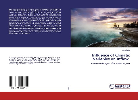 Influence of Climatic Variables on Inflow: in Semi-Arid Region of Northern Nigeria