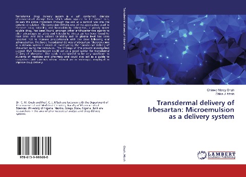 Transdermal delivery of Irbesartan: Microemulsion as a delivery system