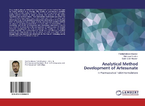 Analytical Method Development of Artesunate: In Pharmaceutical Tablet Formulations