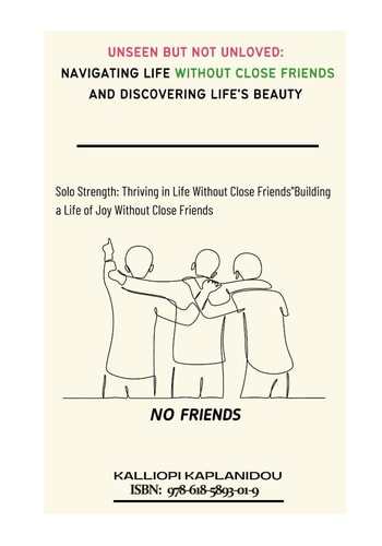 Unseen But Not Unloved Navigating Life Without Close Friends and Discovering Life's Beauty: "Solo Strength: Thriving in Life Without Close Friends Building a Life of Joy Without Close Friends"
