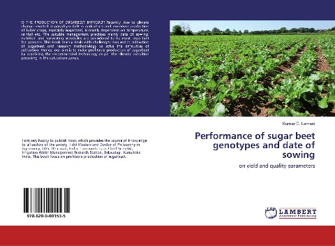 Performance of sugar beet genotypes and date of sowing: on yield and quality parameters