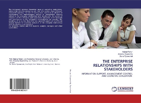 THE ENTERPRISE RELATIONSHIPS WITH STAKEHOLDERS: INFORMATION SUPPORT, MANAGEMENT CONTROL AND ECONOMIC EVALUATION