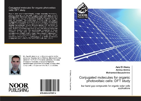 Conjugated molecules for organic photovoltaic cells: DFT study: low band gap compounds for organic solar cells applications