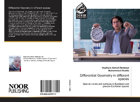 Differential Geometry in different spaces: Special curves and surfaces in Euclidean and pseudo-Euclidean spaces