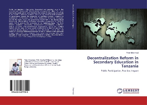 Decentralization Reform in Secondary Education in Tanzania: Public Participation, Practice, Impact