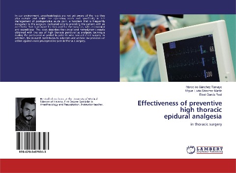 Effectiveness of preventive high thoracic epidural analgesia: in thoracic surgery