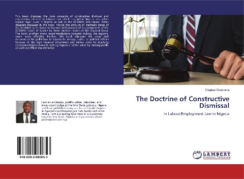The Doctrine of Constructive Dismissal: in Labour/Employment Law in Nigeria