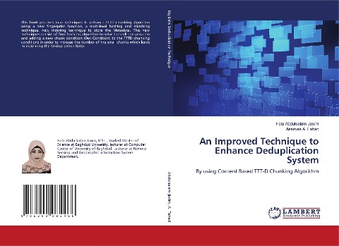 An Improved Technique to Enhance Deduplication System: By using Content Based TTT-D Chunking Algorithm
