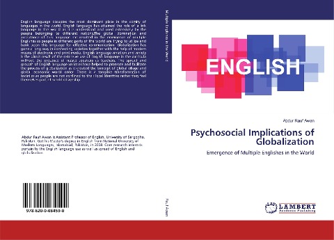 Psychosocial Implications of Globalization: Emergence of Multiple Englishes in the World