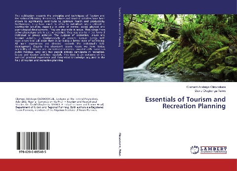 Essentials of Tourism and Recreation Planning