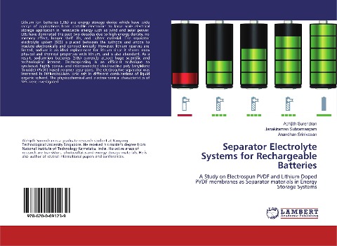 Separator Electrolyte Systems for Rechargeable Batteries: A Study on Electrospun PVDF and Lithium Doped PVDF membranes as Separator materials in Energy Storage Systems