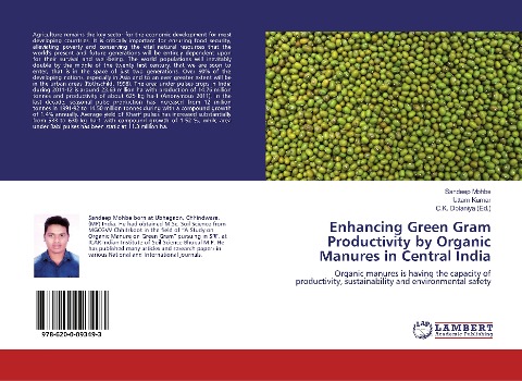 Enhancing Green Gram Productivity by Organic Manures in Central India: Organic manures is having the capacity of productivity, sustainability and environmental safety