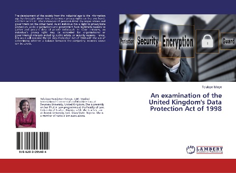 An examination of the United Kingdoms Data Protection Act of 1998