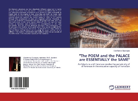 The POEM and the PALACE are ESSENTIALLY the SAME: Architecture and literature resolve the perspicuity of differences in the evocative capacity of narration