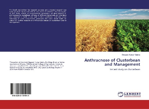 Anthracnose of Clusterbean and Management: Instant study on clusterbean
