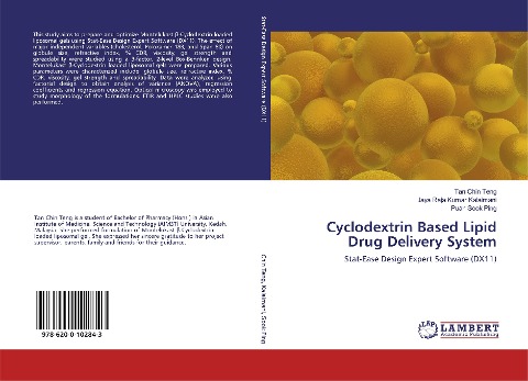 Cyclodextrin Based Lipid Drug Delivery System: Stat-Ease Design Expert Software (DX11)