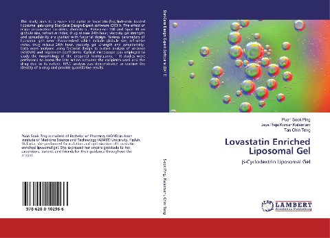 Lovastatin Enriched Liposomal Gel: ¿-Cyclodextrin Liposomal Gel