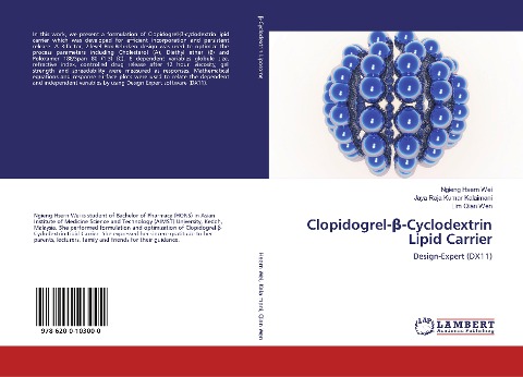 Clopidogrel-¿-Cyclodextrin Lipid Carrier: Design-Expert (DX11)
