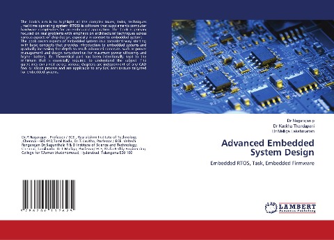 Advanced Embedded System Design: Embedded RTOS, Task, Embedded Firmware