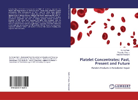 Platelet Concentrates: Past, Present and Future: Platelets Products in Periodontal Repair