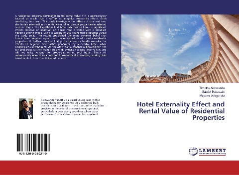Hotel Externality Effect and Rental Value of Residential Properties