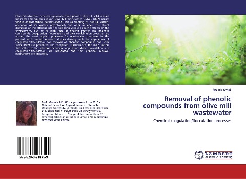 Removal of phenolic compounds from olive mill wastewater: Chemical coagulation/flocculation processes