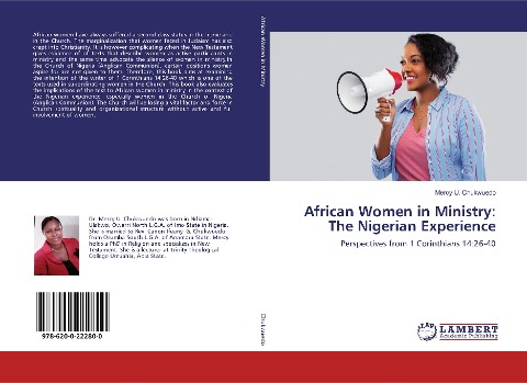 African Women in Ministry: The Nigerian Experience: Perspectives from 1 Corinthians 14:26-40