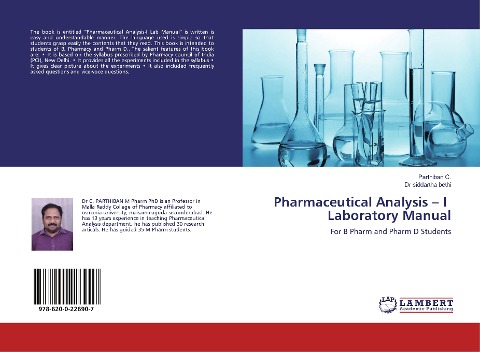 Pharmaceutical Analysis - I Laboratory Manual: For B Pharm and Pharm D Students