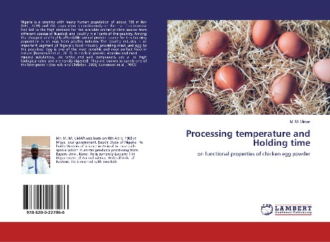 Processing temperature and Holding time: on functional properties of chicken egg powder