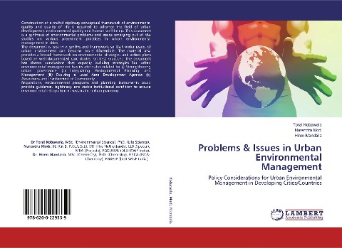 Problems & Issues in Urban Environmental Management: Policy Considerations for Urban Environmental Management in Developing Cities/Countries