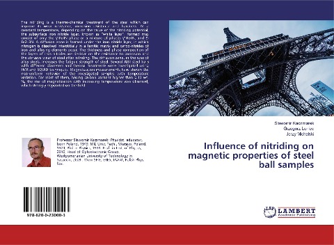 Influence of nitriding on magnetic properties of steel ball samples