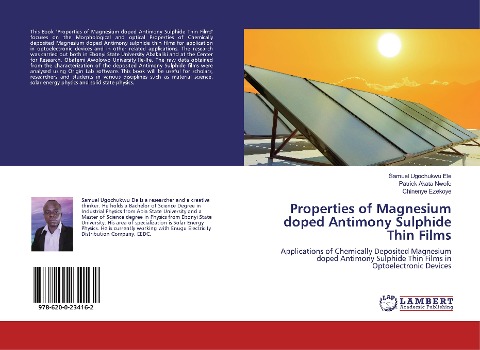 Properties of Magnesium doped Antimony Sulphide Thin Films: Applications of Chemically Deposited Magnesium doped Antimony Sulphide Thin Films in Optoelectronic Devices