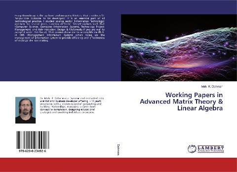 Working Papers in Advanced Matrix Theory & Linear Algebra