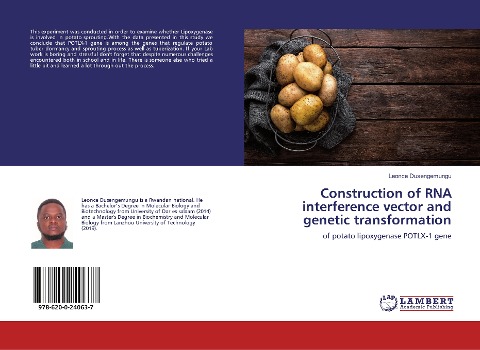 Construction of RNA interference vector and genetic transformation: of potato lipoxygenase POTLX-1 gene