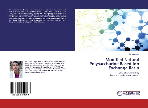 Modified Natural Polysaccharide Based Ion Exchange Resin: Analytic Chemistry (Applied and experimental)