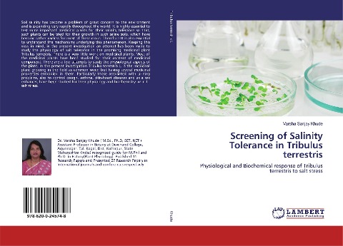 Screening of Salinity Tolerance in Tribulus terrestris: Physiological and Biochemical response of Tribulus terrestris to salt stress