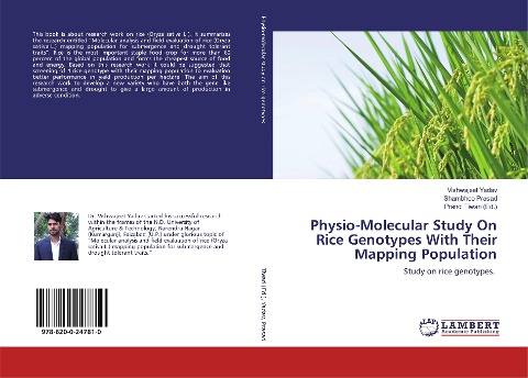 Physio-Molecular Study On Rice Genotypes With Their Mapping Population: Study on rice genotypes.