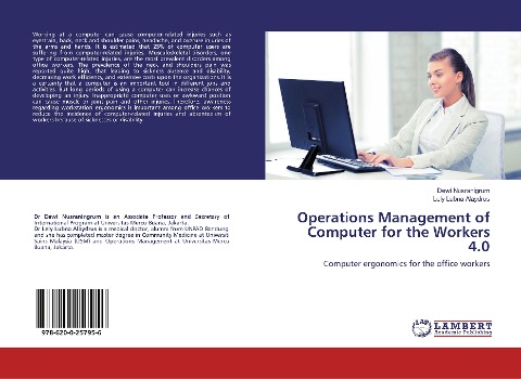Operations Management of Computer for the Workers 4.0: Computer ergonomics for the office workers