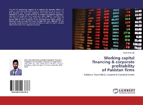 Working capital financing & corporate profitability of Pakistan firms: Evidence from FMCG, Cement & Chemical Sector