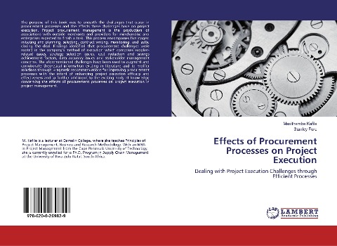 Effects of Procurement Processes on Project Execution: Dealing with Project Execution Challenges through Efficient Processes